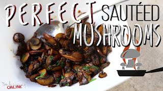 Best Sautéed Mushrooms  SAM THE COOKING GUY [upl. by Aicitel326]