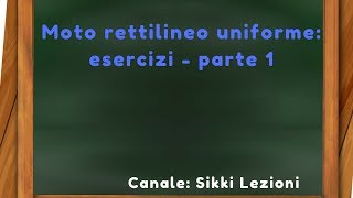 FISICA Top 4 esercizi del moto rettilineo uniforme parte 12 [upl. by Corina846]