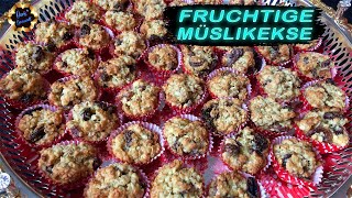 Fruchtige MüslikekseEid KekseRezept auf die Schnelle [upl. by Ky451]