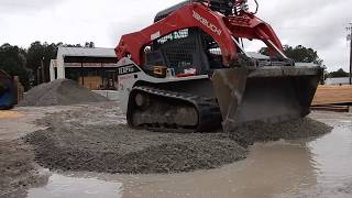 Skid Steer Filling Pot Holes [upl. by Beutler]