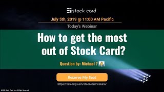 Ep 9 How to get the most out of Stock Card [upl. by Llewen]