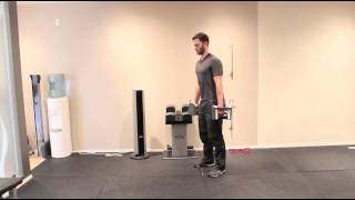 How To Do A Dumbbell Straight Leg Deadlift Bent Over Row [upl. by Katz]