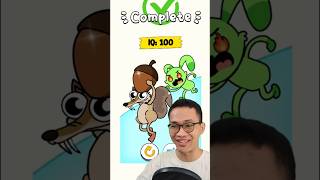 Yang nakal siapa 🐰🍏 Help Monster Tricky Puzzle shorts [upl. by Ratna]