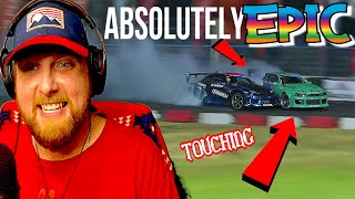 NASCAR Fan Reacts to BEST DRIFT BATTLE EVER James Deane vs Pawel Borkowski [upl. by Pellegrini]