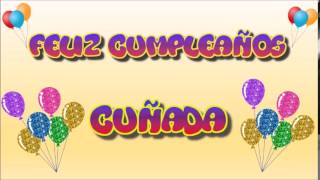 Tarjeta Animada de Cumpleaños para Cuñada [upl. by Darrel]