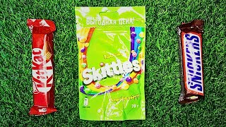 Satisfying Lollipops Candy Snickers Unboxing ASMR Experience [upl. by Yetnruoc936]