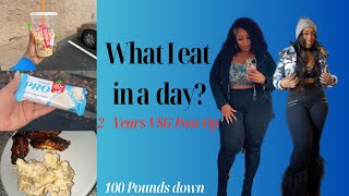 WHAT I EAT IN A DAY 2 YEARS POST OP VSG 100 POUNDS DOWN  2024 [upl. by Adiell699]