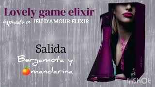 Reseña del perfume JENKO LOVELY GAME ELIXIR de YVES DORGEVAL inspirado en JEU DAMOUR ELIXIR [upl. by Htidra]