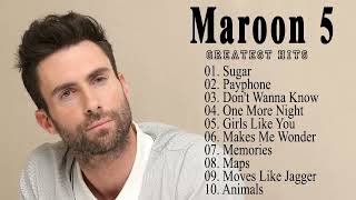 Maroon 5 マルーン5メドレー【高音質720kbps】Maroon 5 Full Album 2023 [upl. by Sugirdor]