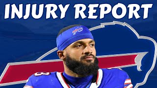 Gabe Davis Rasul Douglas Updates BILLS INJURY REPORT vs STEELERS [upl. by Junina]