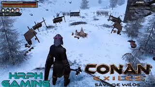 Fighting Hyperboreans Finding the Sorcery Cave  Savage Wilds Conan Exiles AoW Solo on PC E11 [upl. by Botzow]