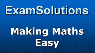 Integration using completing the square  arctan type 2  ExamSolutions Maths Revision [upl. by Dimphia]