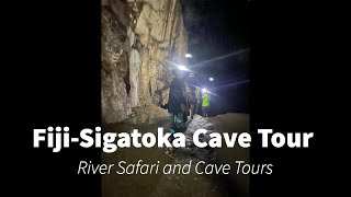 Fiji  Sigatoka Jungle Cave Tour [upl. by Finegan]