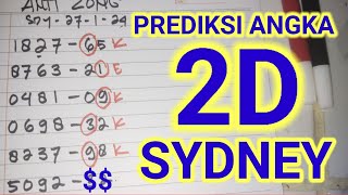 PREDIKSI ANGKA MAIN SYDNEY HARI INI 27 JANUARI 2024 [upl. by Jennilee614]