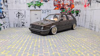 Golf 2 TFSI  Swap  neue Felgen 118 diecast tuning airride [upl. by Riha327]