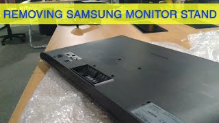 Remove Samsung Monitor Stand [upl. by Aicenert]