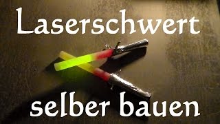 DIY mini Laserschwert  Lichtschwert einfach selber bauen in 2 min [upl. by Ares296]