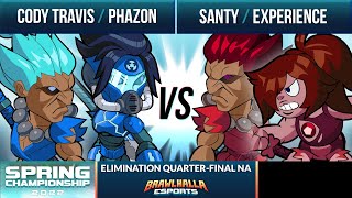 Cody Travis amp Phazon vs Santy amp Experience  Elimination QuarterFinal  Spring Championship 2022 [upl. by Hniv818]