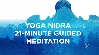 Yoga Nidra Meditation Video 21Minutes To Dynamic Sleep [upl. by Rhett478]