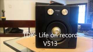 TDK LIFE ON RECORD WIRELESS SOUND CUBE V513 [upl. by Oconnor604]