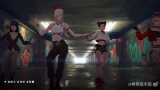 Naruto Girls Dancing 😍 Hinata Ino Tenten And Sakura [upl. by August420]