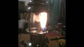 How to Light a Pressurized Kerosene Lantern Method 1 [upl. by Patnode]