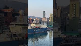 Keelung port of Taipei Lady Buddha Sail away [upl. by Anhcar]