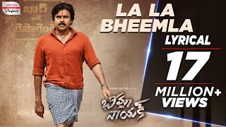 La La Bheemla Song  BheemlaNayak Songs  Pawan Kalyan Rana  Trivikram  SaagarKChandra  ThamanS [upl. by Yenobe]