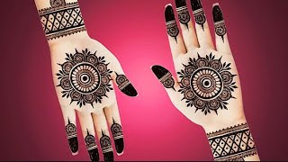 New Mehndi Tikki DesignFront hand Mehndi tikki [upl. by Coop300]