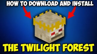 How To Install The Twilight Forest Mod for Minecraft 1201 [upl. by Zzaj504]