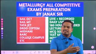 Competitive Exam Preparation SAIL CRASH COURSE Technical Section [upl. by Crawley529]