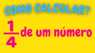 COMO CALCULAR 14 DE UM NÚMERO [upl. by Midas]