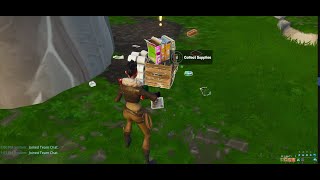 Fortnite STW Recover 4 Supply Crates Supply Run Mission [upl. by Nnyledam]