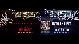 Testament release remastered versions of “Over The Wall” and “Into The Pit”  tour [upl. by Suiradel854]