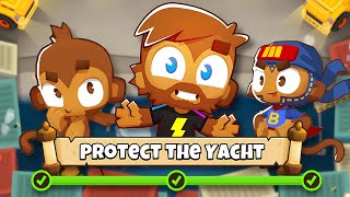 Protect the Yacht MrBeast Challenge 🚫 Monkey Knowledge WalkthroughGuide  Bloons TD6 [upl. by Retsehc]