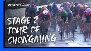 GREAT CYCLING 🔥  Tour Of Chongming Stage 2 Conclusion  Highlights  Eurosport [upl. by Gridley38]