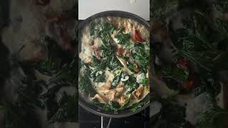 Creamy Chicken amp Spinach Pasta [upl. by Publia8]