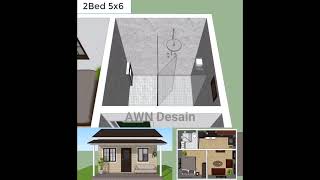 Rumah Minimalis 5x6 Meter [upl. by Syxela533]