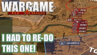 I Had to ReDo This Wargame Red Dragon Campaign Battle [upl. by Telrahc]