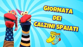 I CALZINI SPAIATI  Canzone per la Giornata dei Calzini Spaiati Con testo in descrizione [upl. by Chrotoem]