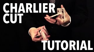 Cardistry for Beginners Onehanded Cuts  Charlier Cut Tutorial [upl. by Ecidnak215]