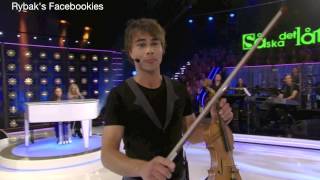 Alexander Rybak  Fattig bonddräng  quotSå ska det låtaquot 09022014 [upl. by Enatan]