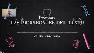 📃Las propiedades del texto👉 adecuación coherencia y cohesión👈Propiedades textuales👨‍🏫 [upl. by Vander446]