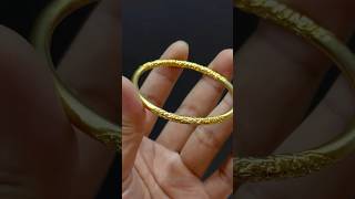 GoldSmith 43g Cloud Pattern Round Bracelet goldaccessories goldbraclets goldbangles gold [upl. by Coulombe]