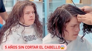 Como cortar cabello largo  Tutorial masculino hairstyle haircut cortedecabello estilo [upl. by Asserak]