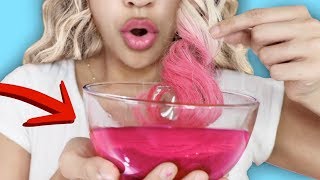 DIY DIP ON Hair Dye How To Color Hair Using PAPER [upl. by Nadaba271]