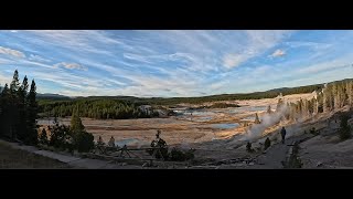 Yellowstone National Park  Norris Geyser Basins  Porcelain Basin Trail [upl. by Clevie481]