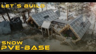 Ark Survival Ascended Snow PvE Base Build  kreatives bauen in ARKASA [upl. by Dare]