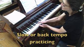 HD Piano Lesson excerpts Debussy Reverie measures 118 [upl. by Bollinger]