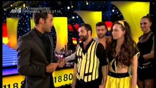 Kostas Martakis  Dancing With The Stars 5 1rst Live [upl. by Hairehcaz]